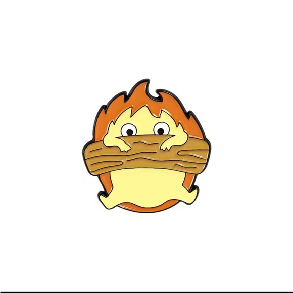 Fire Demon Cassifah Enamel Pins Anti-war Anime Cute Pin - Picture 2 of 8